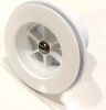 Выпуск в мойку 1½"-1½" пластиковая решетка Aquant
