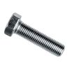 Болт с шестигранной головкой М8x30, полная резьба, оцинкованный, DIN933, 3 шт/уп