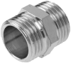 Ниппель ø1/2" латунный, никелированный Aqualink/СТМ