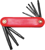 Набор ключей Звездочка (TORX) 8шт T9-T40 Fit