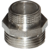 Ниппель переходной ø1/2"-3/4" латунный, никелированный GF