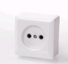 Розетка открытой установки, одинарная, без заземления, 250В, 10А Хит Schneider Electric