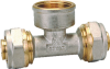 Тройник МП 16х1/2"ВРх16 (цанга/гайка/цанга) AL/СТМ