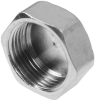 Заглушка крышка 3/4" внутрення резьба, латунь, никелированная Aqualink/СТМ