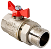 Кран шаровый американка 1/2"ВН бабочка Valtec