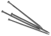 Гвозди финишные 2,5x55 черные 500г