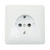 Розетка cкрытой установки, одинарная, с заземлением, 250В, 16А Хит Schneider Electric