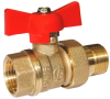 Кран шаровый американка 3/4"ВН бабочка Галлоп