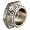 Заглушка пробка 3/4" наружная резьба, латунь, никелированная Valtec