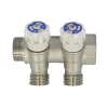 Коллектор резьбовой с вентилями 3/4" ВН 1/2"НРx2 Aqualink