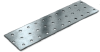 Пластина крепежная 50x200x2,0мм перфорированная, оцинкованная
