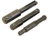 Адаптеры набор под головки с хвостовиком SDS+ 3шт (1/4", 3/8", 1/2") Fit