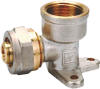 Угольник МП 16x1/2"ВР (цанга/гайка) с креплением Aqualink/СТМ
