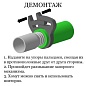 Хомут силовой пластиковый (полпропилен) ⌀22-26мм 4шт/уп
